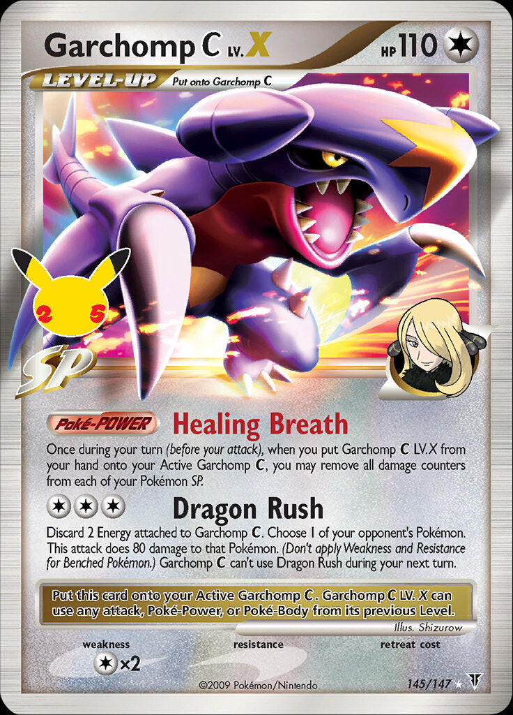 Garchomp C LV.X (145/147) [Celebrations: 25th Anniversary - Classic Collection] | Mindsight Gaming