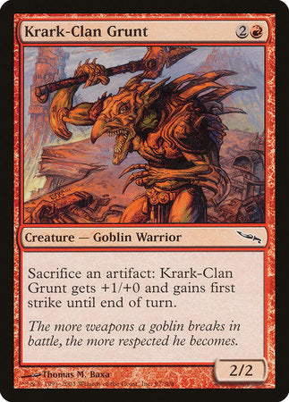 Krark-Clan Grunt [Mirrodin] | Mindsight Gaming