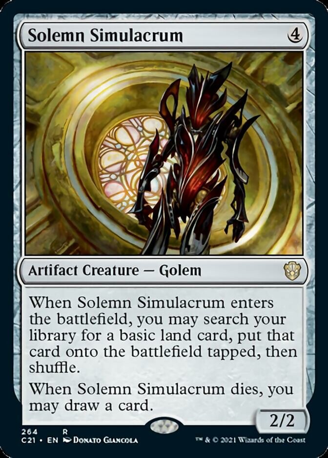 Solemn Simulacrum [Commander 2021] | Mindsight Gaming